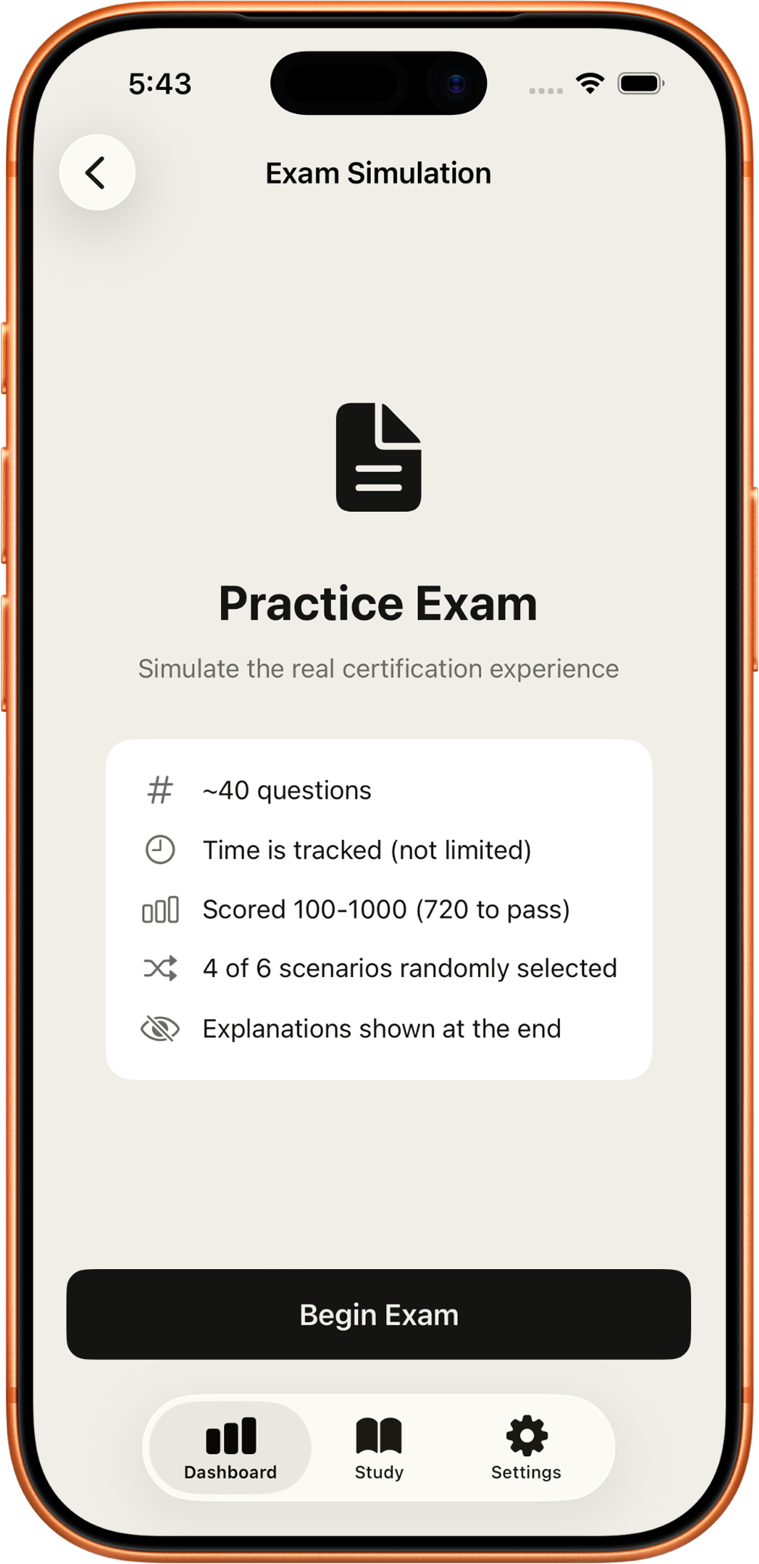 Exam Simulation
