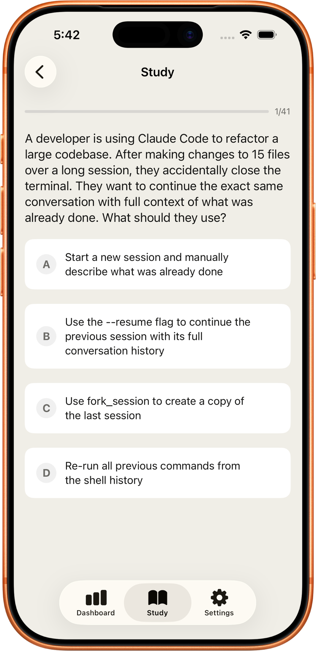 Practice Question